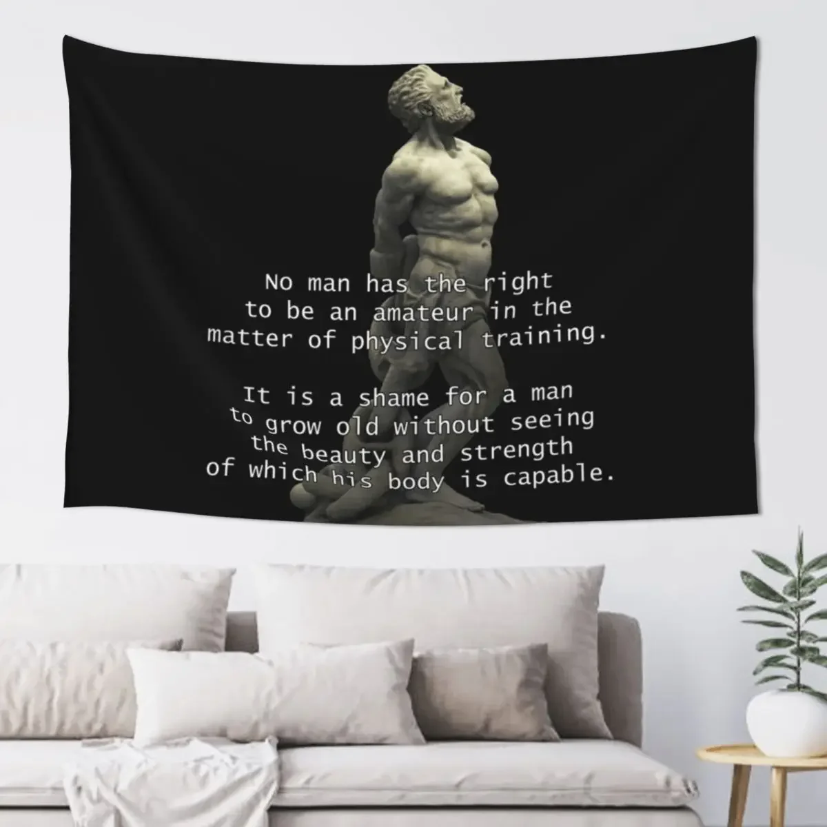 

Art of grind - Socrates Tapestry Room Ornaments Home Decorating Aesthetic Room Decoration Tapestry