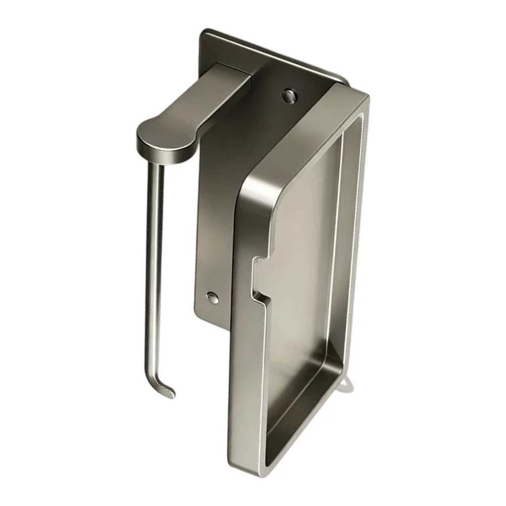 Aluminum Alloy Toilet Paper Holder Designed for Wall Mount in Bathroom with Waterproof Layer and Reliable Attachment