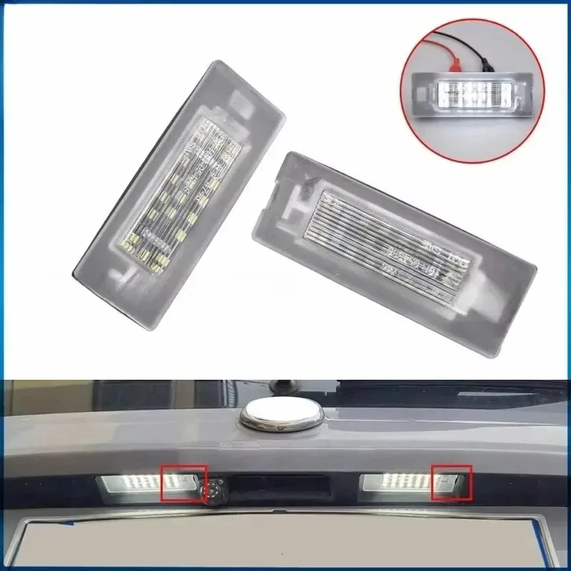 

Car Accessor For 2pcs LED License Plate Light Number Plate Light Number Backlight Lamp Panda Mk3 Type 169 312 319