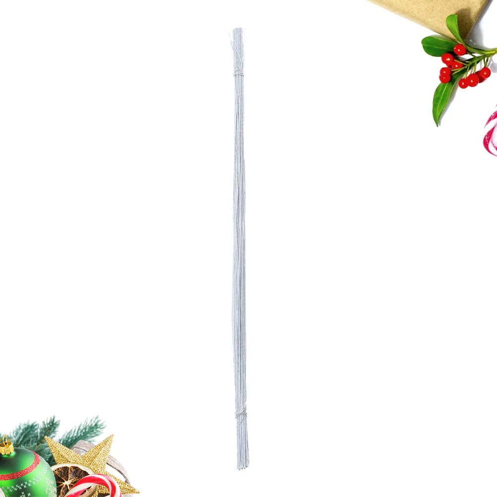 200 قطعة 40 سنتيمتر الكرمة الورد ينبع ترتيب الأزهار سلك سلك الأزهار المرنة Diy بها بنفسك الحرفية تشكيلة زهور لوازم الأبيض