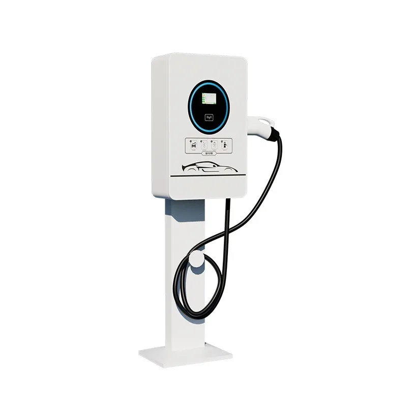 2 in 1 DC Fast EV Charger 40kW 60kW Double Gun CCS2 CCS1 Commercial Charging Station OCPP App Control for Public Area