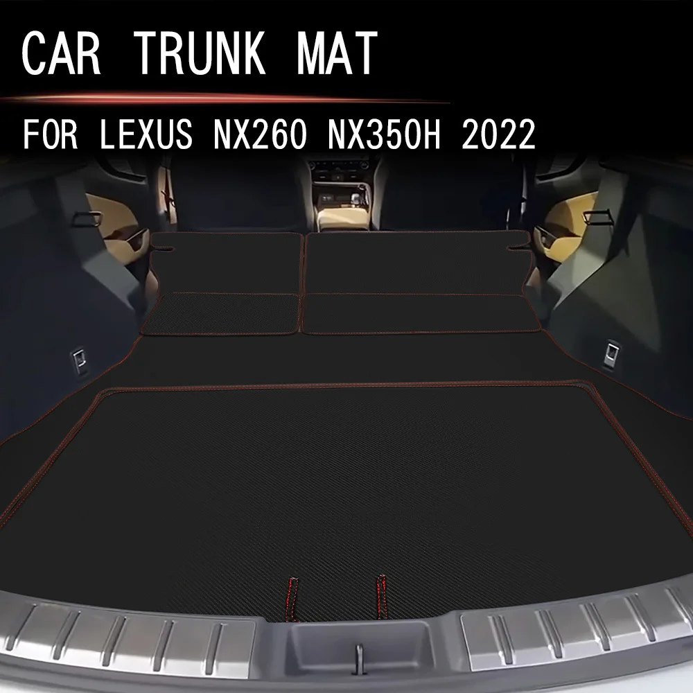 

For Lexus NX 250 350 350H 450H 2021 2022 2023 2024 Leather Trunk Mat Fully Enclosed Special Tailgate Mat Tailgate Protective Mat