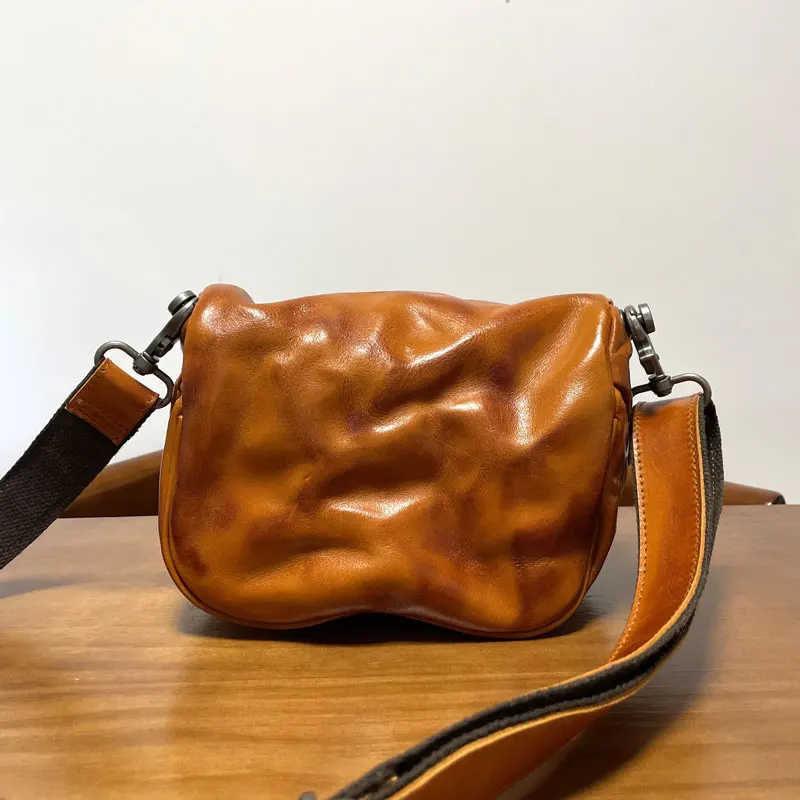 PNDME casual mode luxe lederen heren crossbody tas outdoor reizen party handgemaakte koe lederen kleine schoudertas