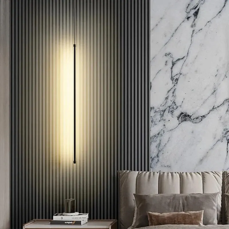 

Modern LED Chandelier Minimalist Black Aluminum Chandelier for Dining Room Bedroom Decoration Bedside Background Chandelier