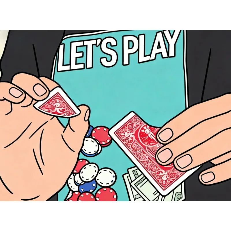 

Card Color Changing Tear and Restore Magic Trick Close-Up Illusion Gimmick for Performers