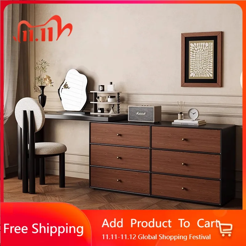

Modern Coffee Vanity Table Makeup Living Room Storage Drawers Chair Dressing Table Wood Cosmetics Penteadeira Home Furniture