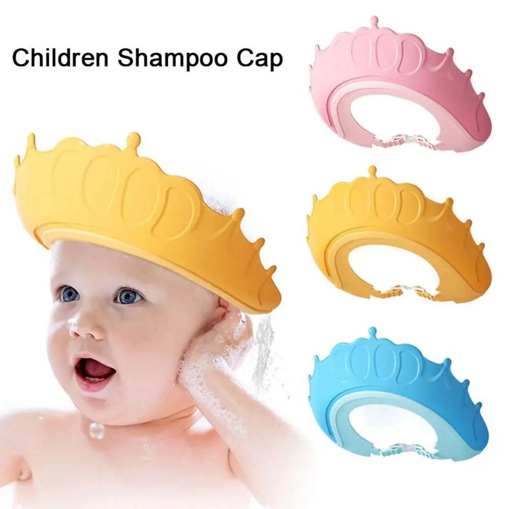 

New Shampoo Artifact Baby Shower Cap Ear Protection Hair Shield Hair Wash Hat Kids Protect Adjustable Bath Head Cover Kids