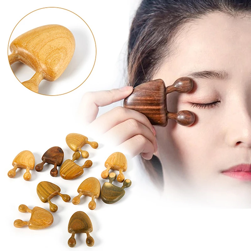 

1PC Natural Sandalwood Scraping Massage Tool Facial Eye Neck Massage Acupuncture Therapy Relaxing Stick Wooden Massager