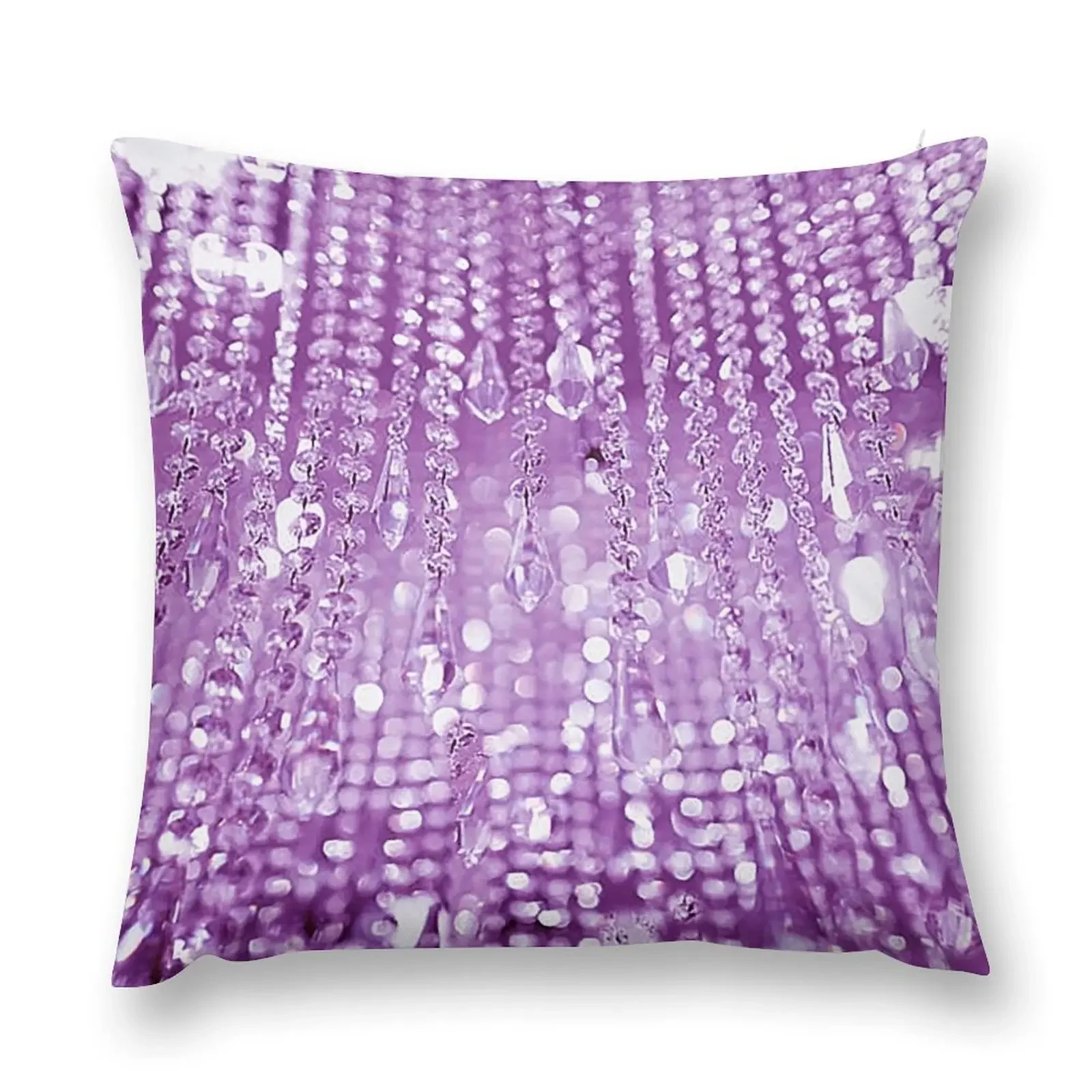 

Photographic Image of Purple Glow of Crystals and Light Throw Pillow autumn pillowcase pillow