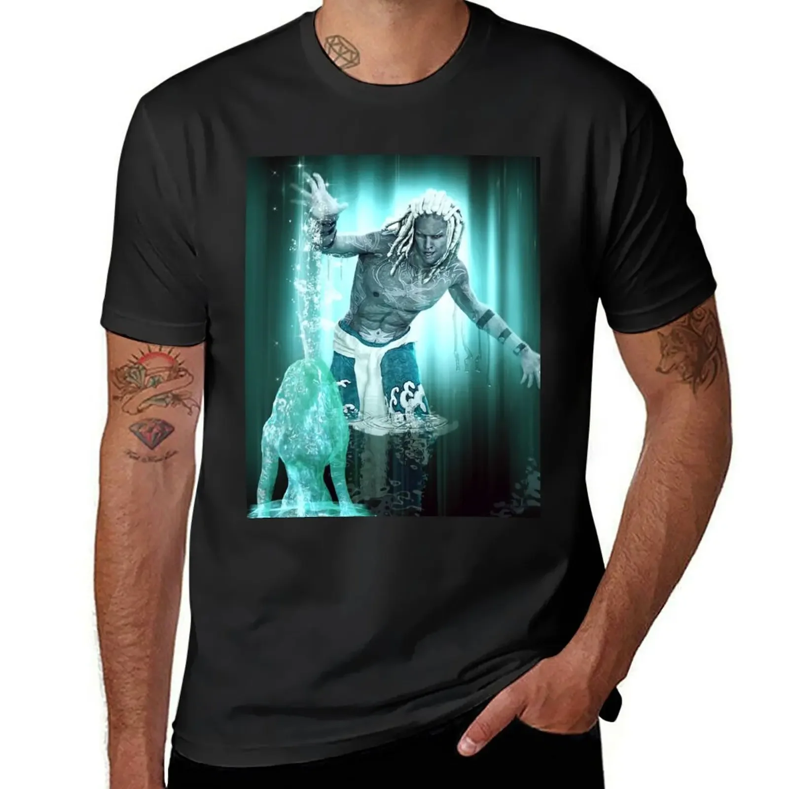 

Aquarius (Male) T-Shirt graphic tee shirt vintage graphic tee graphic t shirt vintage compression shirt men