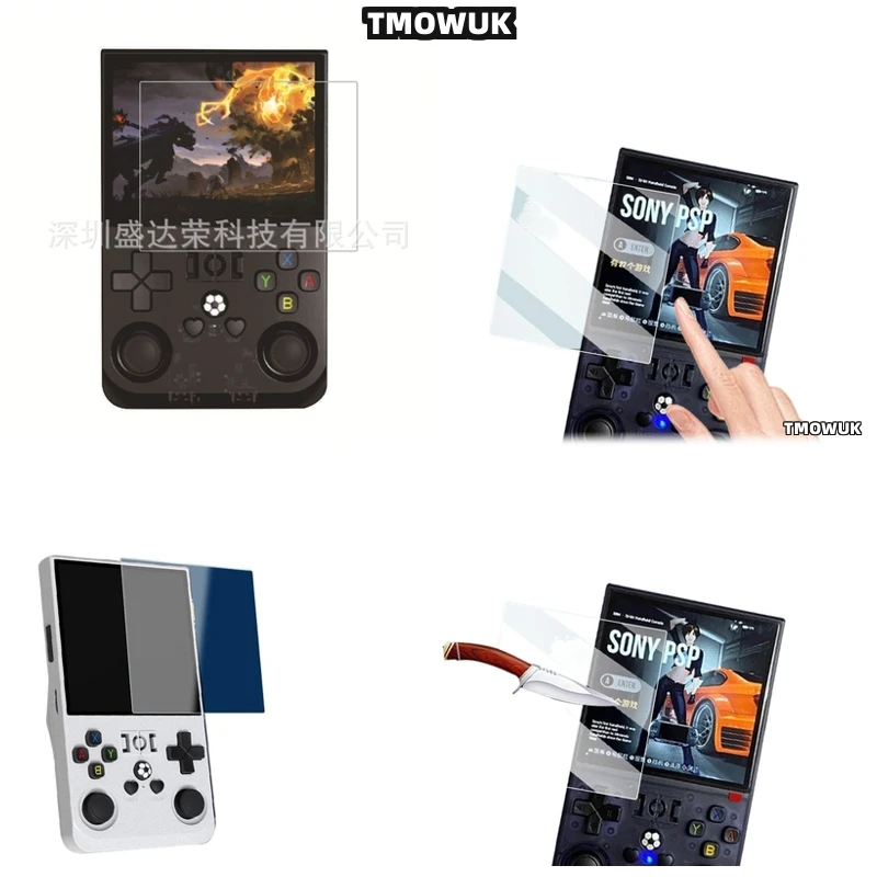 

For R36Max V40Max R36Ultra R36Plus Tempered Glass Screen Protector For Retro Game Console