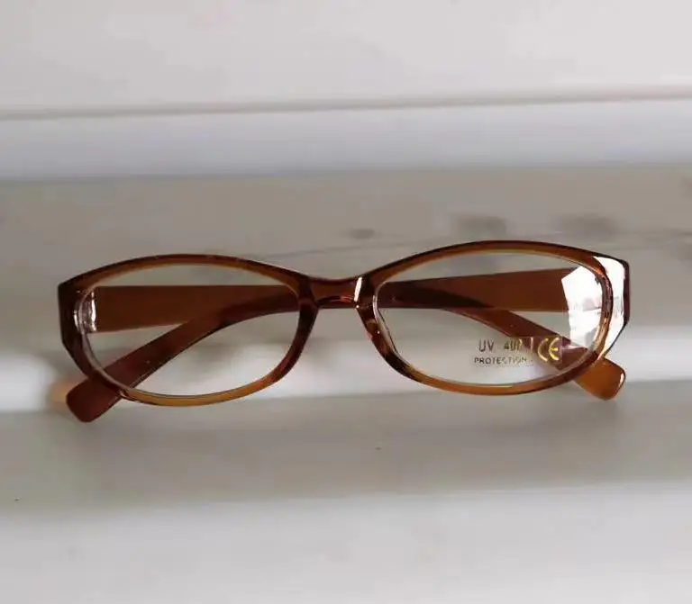 Fashion Girl Trend Retro Optical Photochromic Glass Decorative Mirror Plain UV Protection