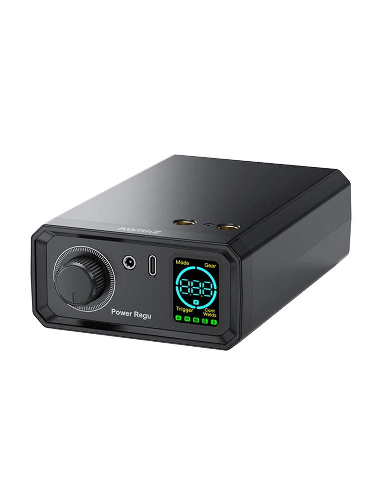 AWithZ UK1 / UK3 – przenośny zestaw do spawania punktowego, maszyna do spawania punktowego z pedałem nożnym i ładowaniem przez port USB-C, z regulowanymi ustawieniami, do samodzielnego montażu — Zdjęcie 2 z 2