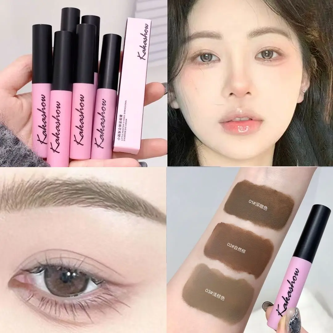 Korean-style eyebrow dye natural three-dimensional waterproof and sweat resistant lasting without blending without makeup supern