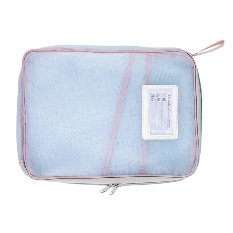 حقيبة ملفات أكاديمية بسحاب، حقيبة تخزين المستندات، حقيبة تنظيم الواجبات المنزلية