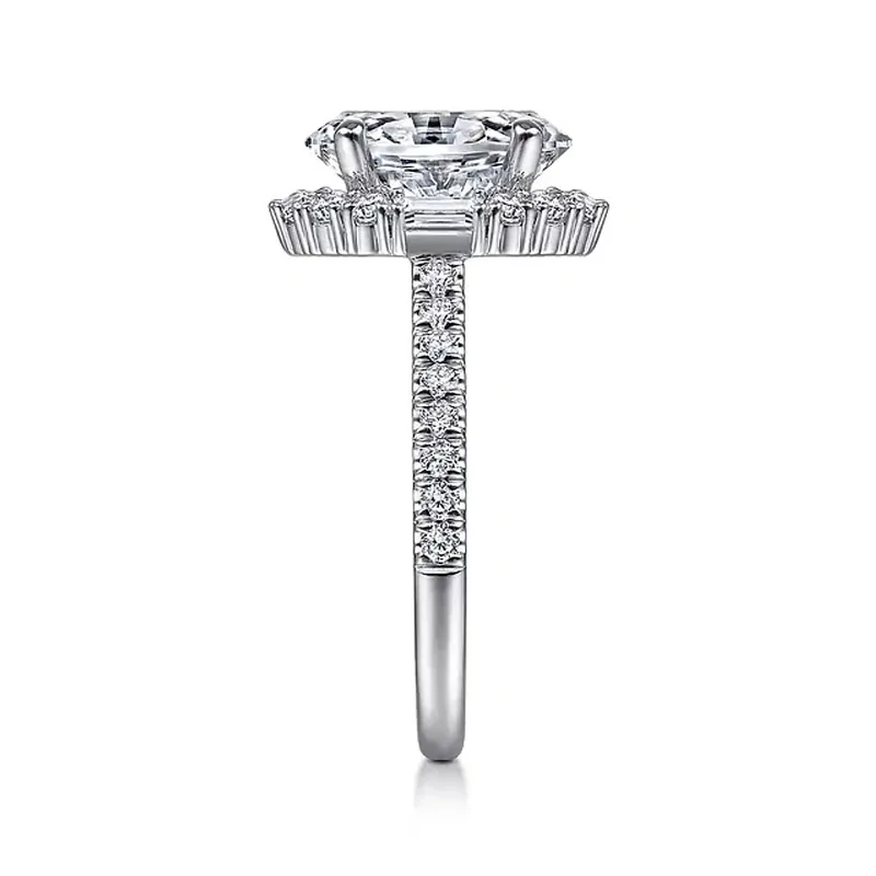 Luxuriöser IGI-Zertifizierter 3CT Ovaler Labor-Diamant Verlobungsring DEF VS-VVS 950 Platin Braut Hochzeit Feiner Schmuck Romantisches Geschenk – Detail 6