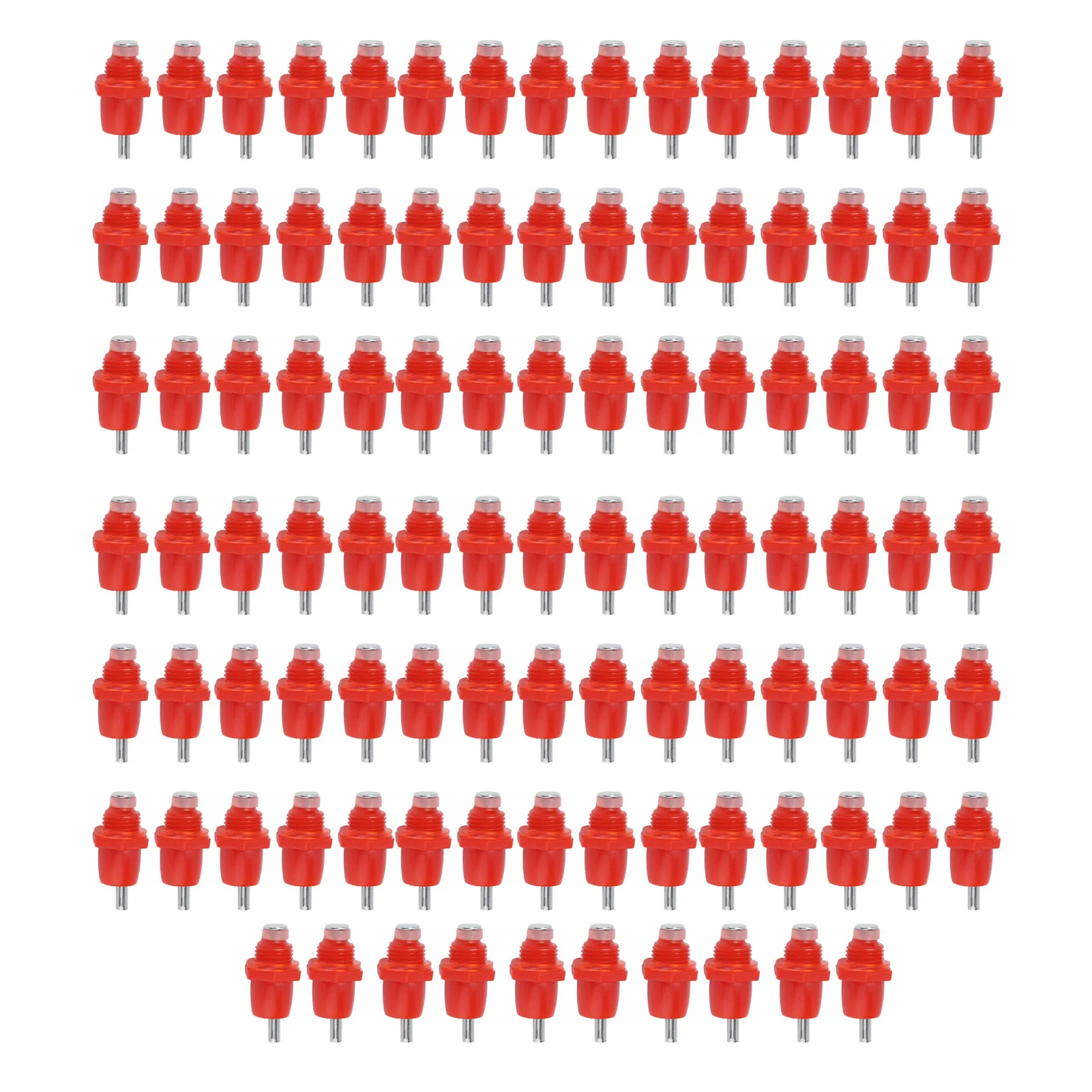 

100Pcs Automatic Chicken Water Nipple 3 Way Spring Type Poultry Water Drink Waterer Feeder Farming Supplies