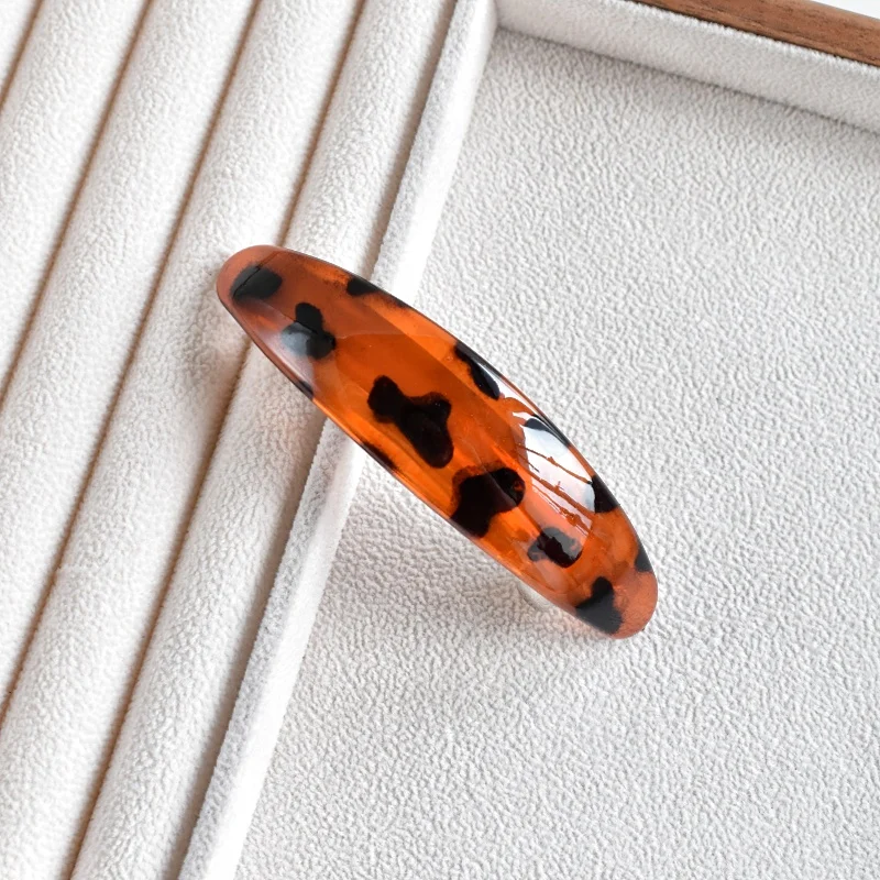 1PC Multicolor Leopard Print Plastic Hair Clip Suitable for Various Hair Types And Lengths Daily Use Ladies' Accessory Spring Cl