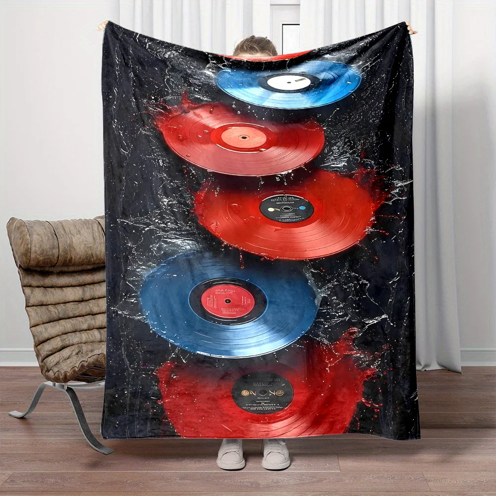

Soft & Cozy Flannel Throw Blanket with DJ Print - Perfect for Bed, Sofa, Camping | Easy Care, Machine Washable Available