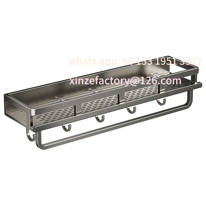 

Storage rack, hole-free bathroom, washstand, shower, bathroom, wall-mounted, wall-mounted toilet storage shelf