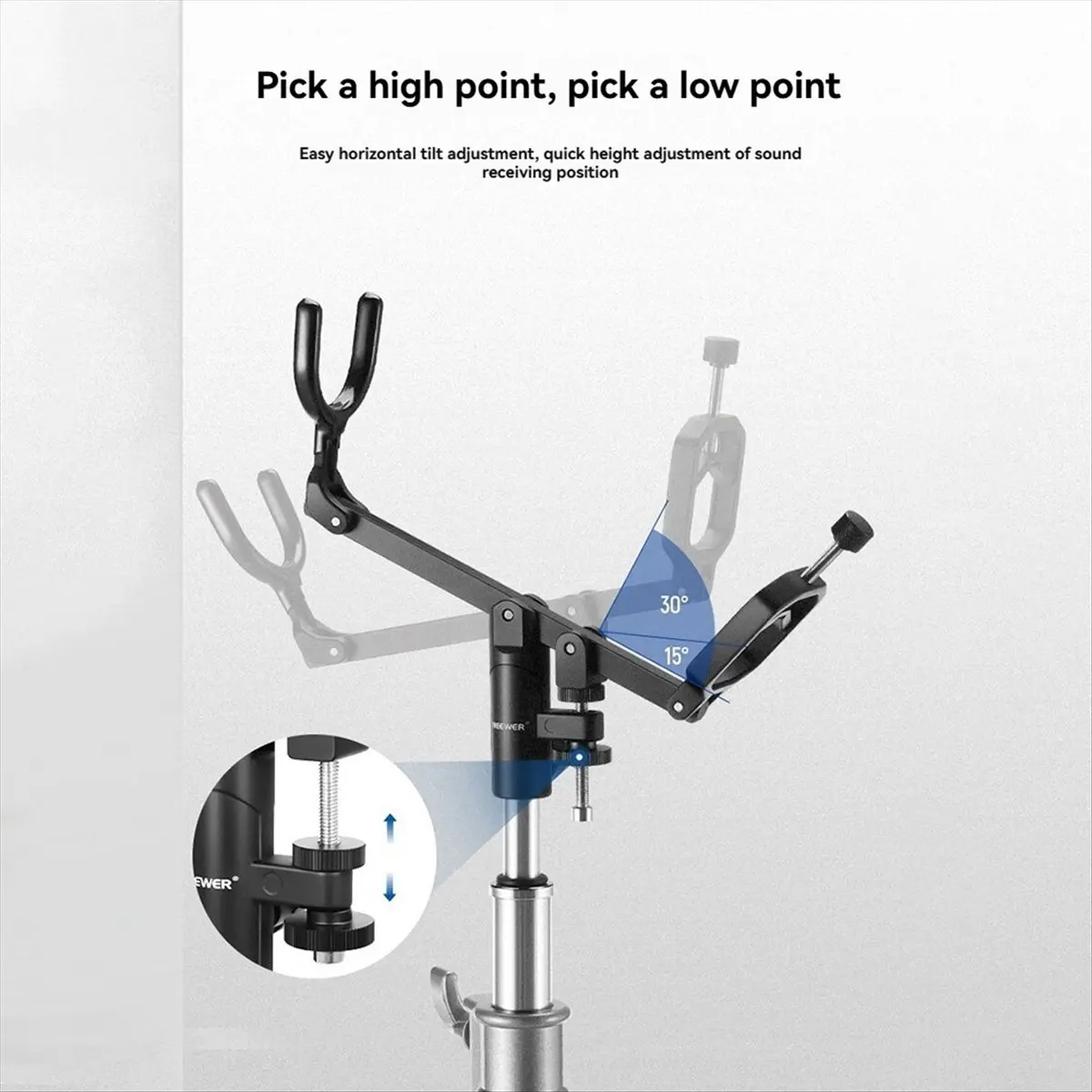 2026 جديد + هيئة التصنيع العسكري بوم القطب حامل دعم ل ضوء حامل بوم الذراع C حامل معدني نونسليب DSLR فيديو ميكروفون محول تركيب