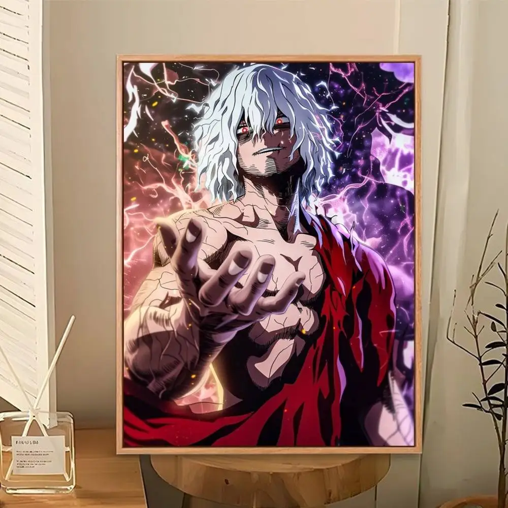 My H-Hero T-Tomura Shigaraki Poster Perfect Space Sticker Self Adhesive for Office Home Theater Wall Art Decor Fancy Gift - view 6