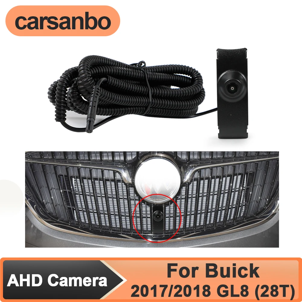 

Carsanbo AHD 1080P 150° Lens Vehicle Front View Camera for Car Buick 2017/2018 GL8 (28T) Night Vision Fisheye Waterproof IP68