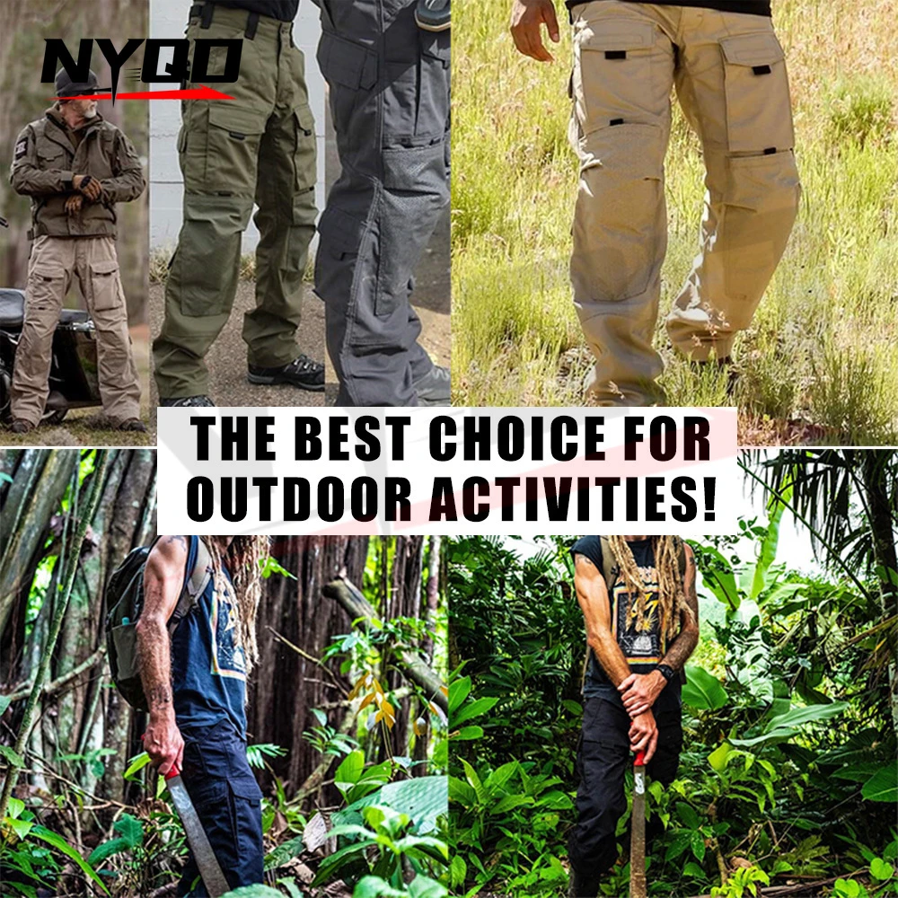 

Тактический комплект, мужские охотничьи тренировочные брюки, уличные походные камуфляжные быстросохнущие противоскользящие спортивные брюки на открытом воздухе, мультикам