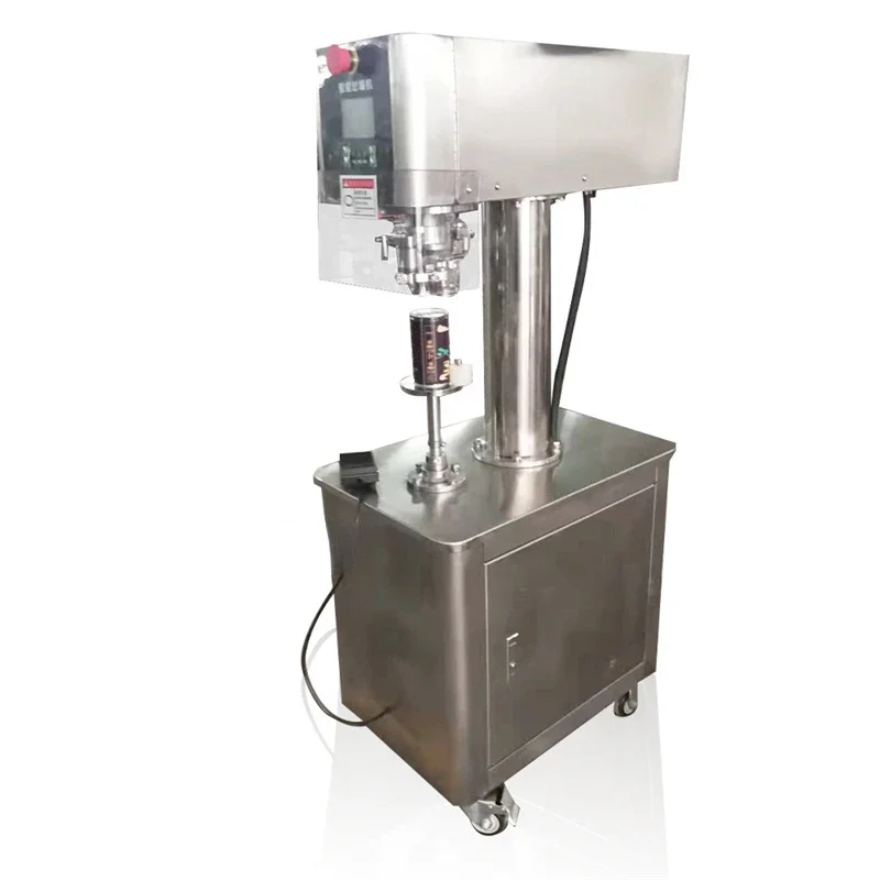 

Gold Seller Industrial Automatic Tin Cans Sealing Machine Plastic Tinplate Paper Can Capping Machines Iron Can Sealer Capper Com