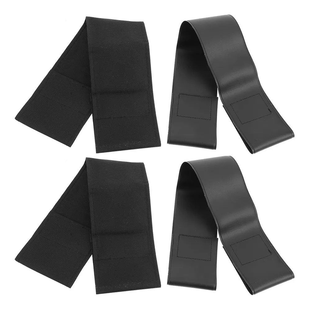 

4Pcs Wheelchair Leg Straps Oxford Cloth Protective Footrest Strap Adjustable Calf Guard for Elderly Wheelchair Accessories