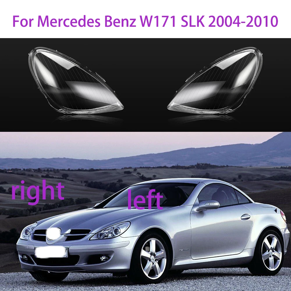 

Крышка для автомобильной фары для Mercedes Benz W171 SLK 2004-2010, оргстеклопластик, Замена объектива, абажур, левая/правая искусственная оболочка