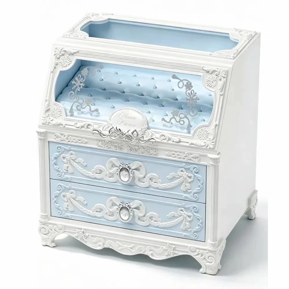 Flower Knows Snow Ballet Empty Large Gift Box Makeup Storage Case Cosmetic Organizer Luxury Balletcore Display Box