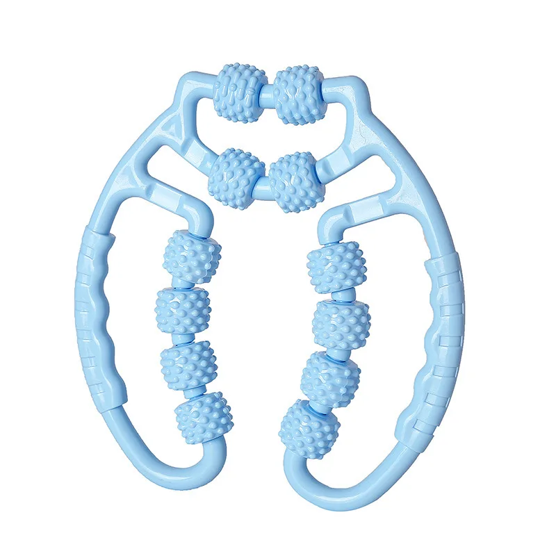 

Обновленный массажный зажим для ног, 12 колес, 360 °, ролик для мышц, артефакт, релаксация бедра и тела, формирование фитнеса, йоги, искусство