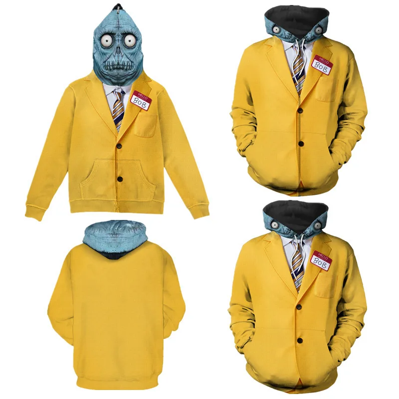 

Autumn/winter Anime Sweatshirts 3D Print Hoodie Men Women Fashion Beetle Juice Loose Casual Funnny Sweater Oversized Jacket