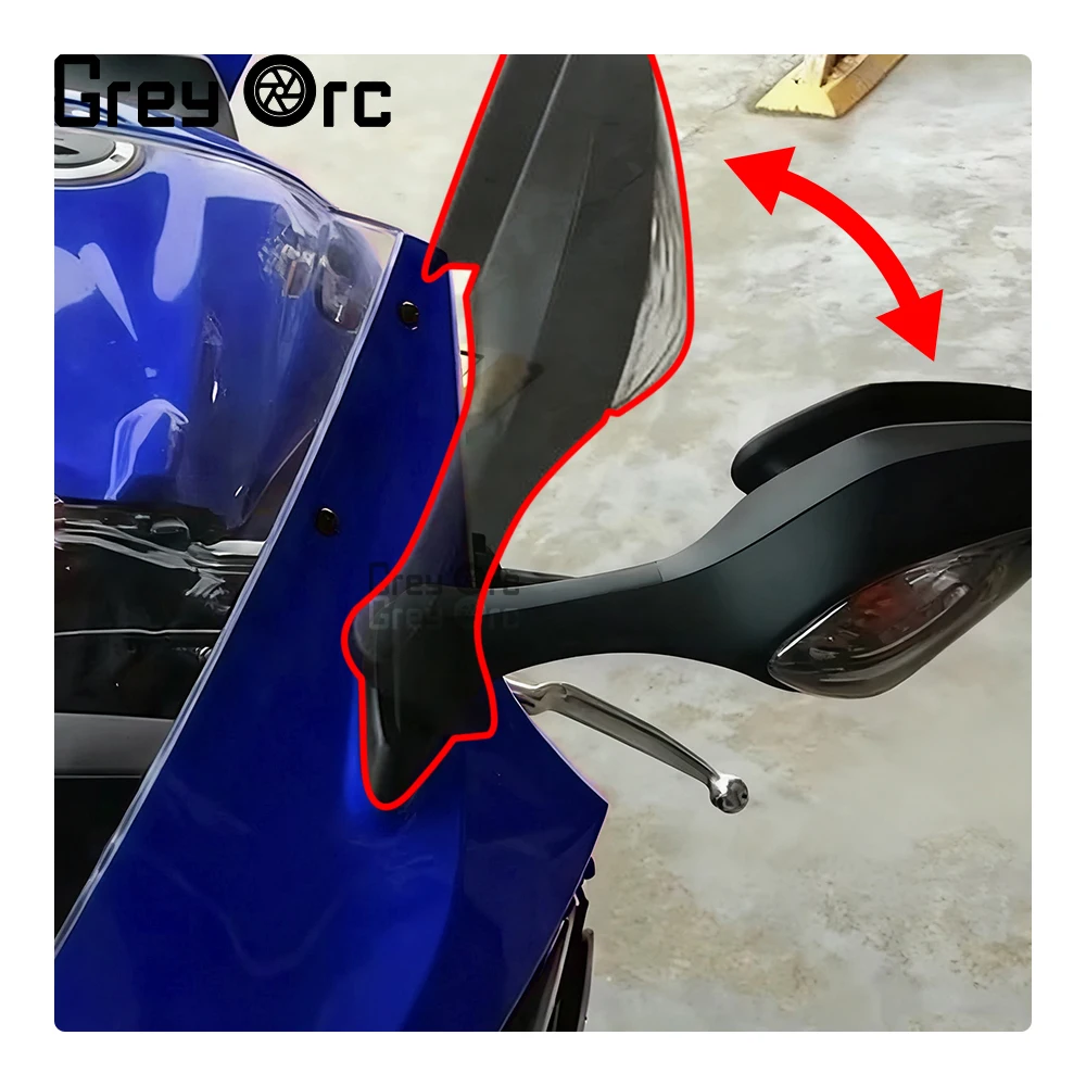 กระจกมองหลังมอเตอร์ไซค์คุณภาพสูง พร้อมไฟเลี้ยว สำหรับ Honda CBR1000RR 2008-2016 VFR 1200 2010-2017