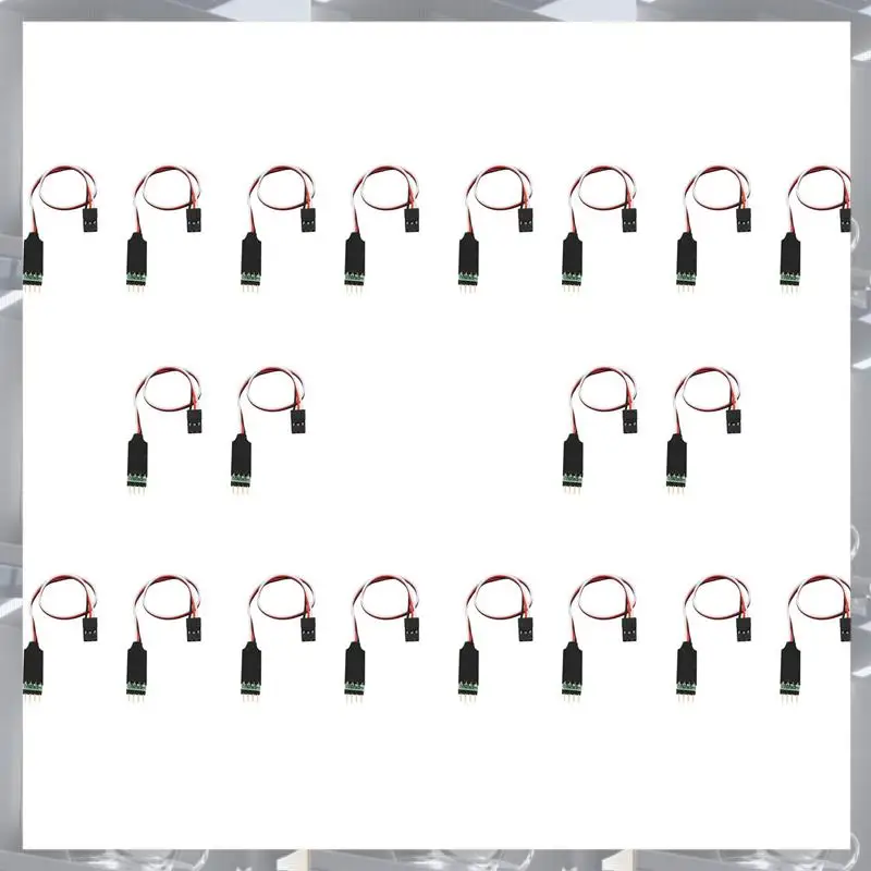 

A84F-20Pcs 3CH 3-Channel LED Lamp Light Control Switch Panel For 1/10 1/8 RC Model Car HSP TAMIYA Axial SCX10 Traxxas Trx4