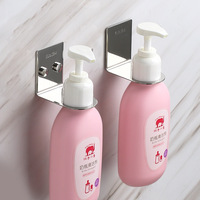 Non perforated bathroom shower gel storage rack shampoo hanging rack toilet storage and hand sanitizer rack