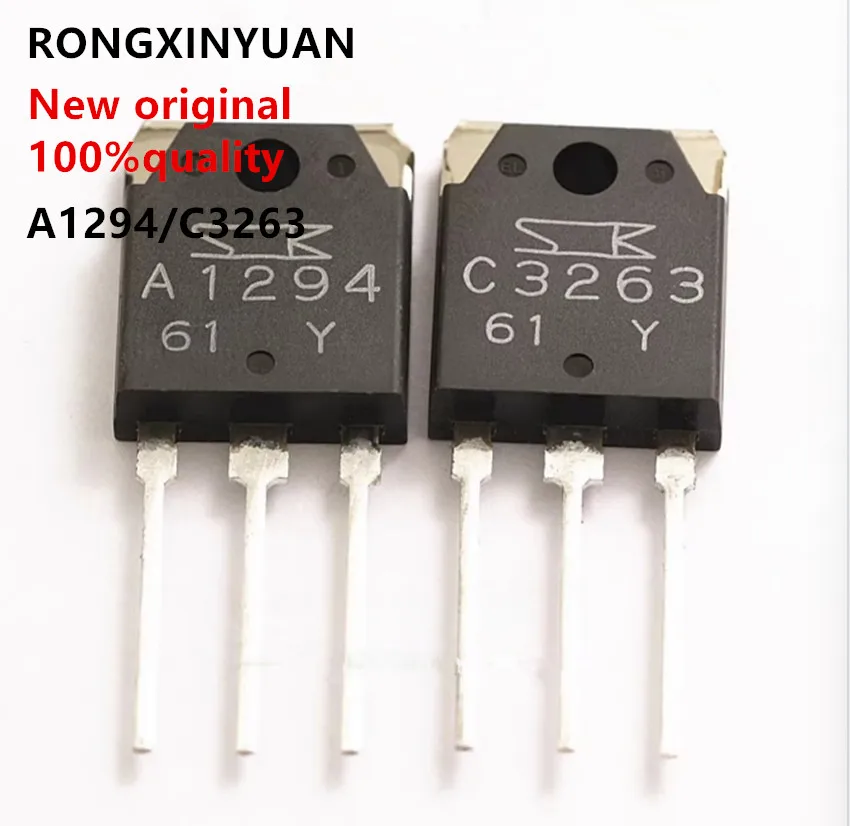 5pair New Original Audio Amplifier Pairing Tube A1294 C3263 5PCS 2SA1294+5PCS 2SC3263