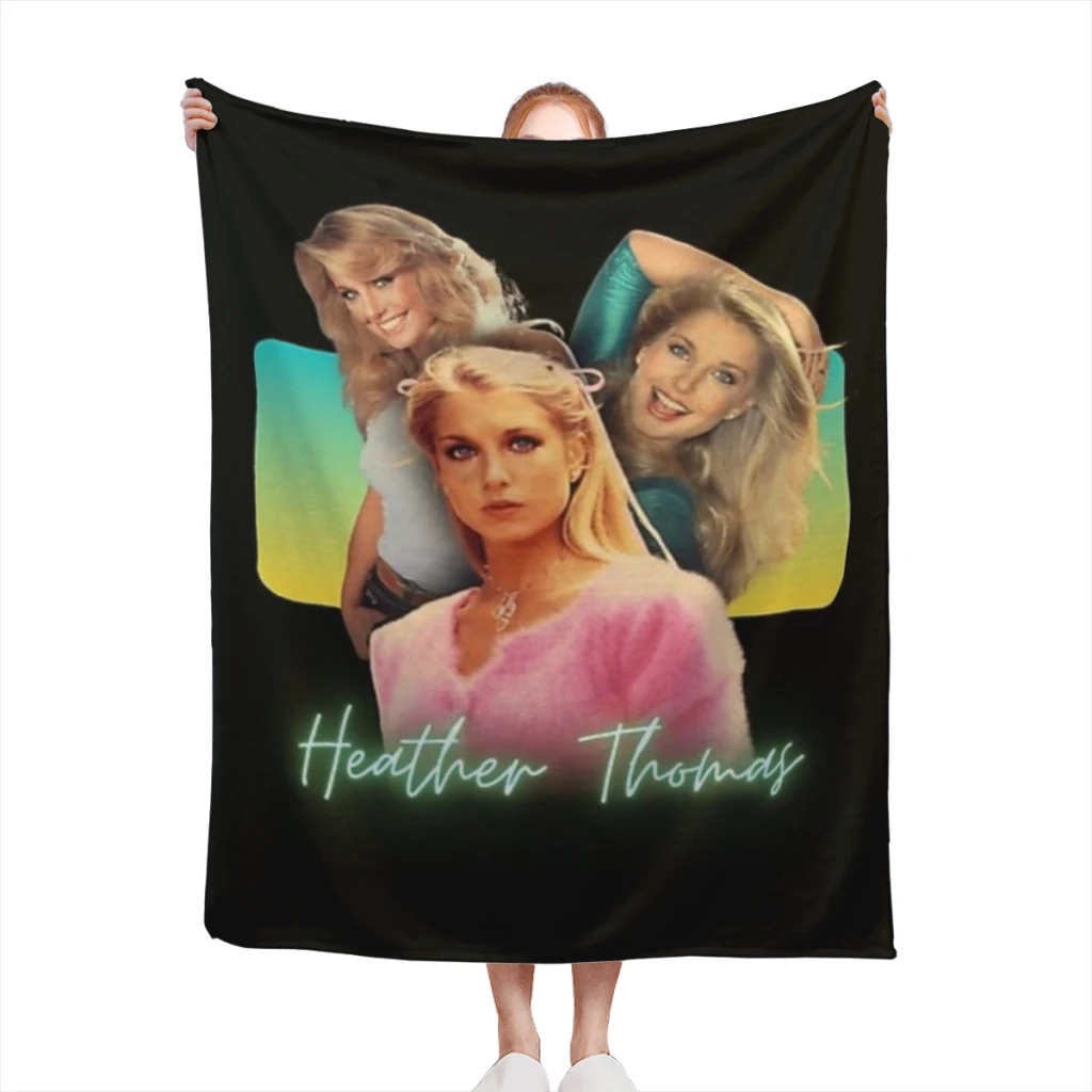 

Heather Thomas a.k.a Jody Banks Medium Blanket Fluffy Soft Bedroom Decor Sofa Blankets Comforter Home and Decoration