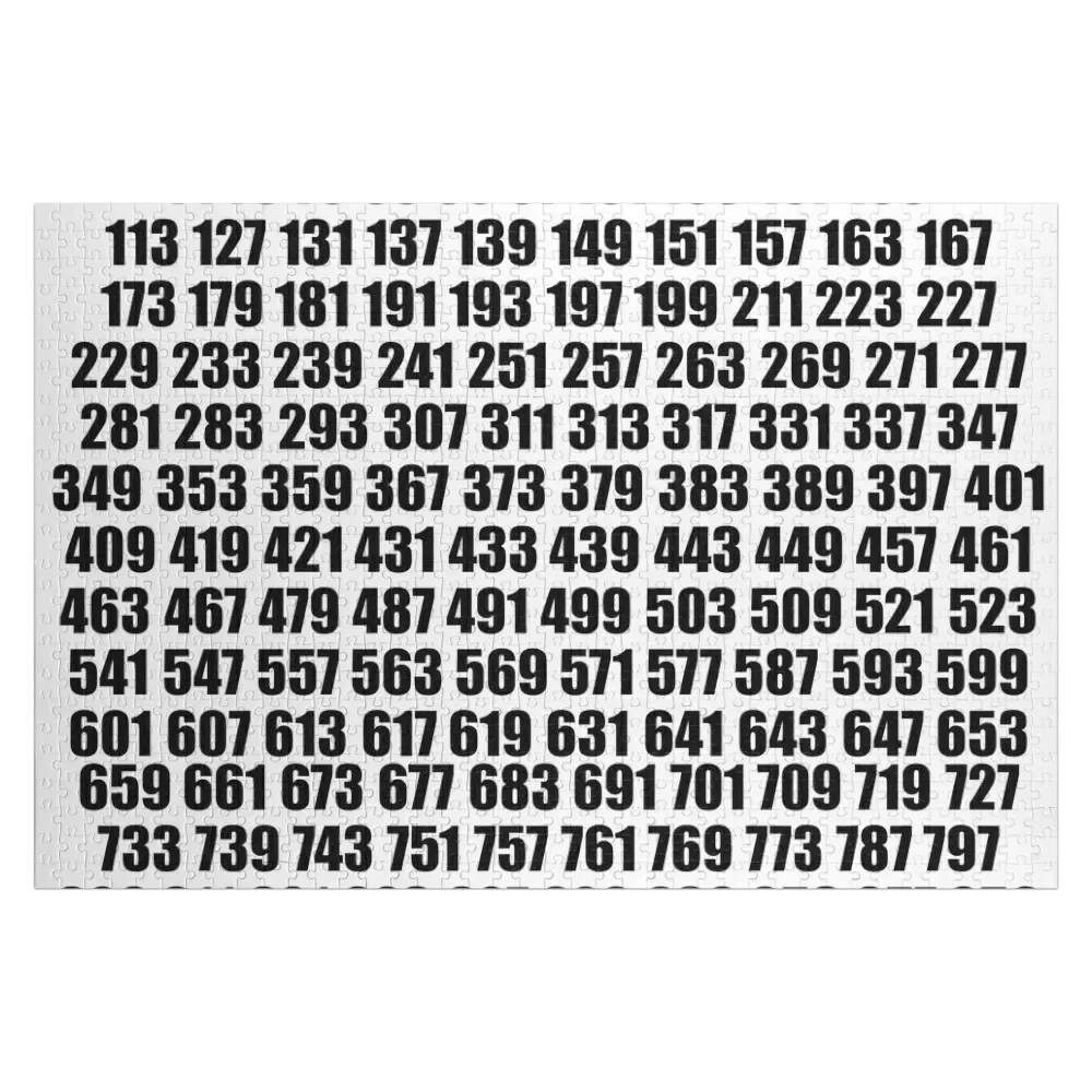 Prime numbers Jigsaw Puzzle Custom Photo Personalised Jigsaw With Personalized Photo Personalized Photo Gift Puzzle
