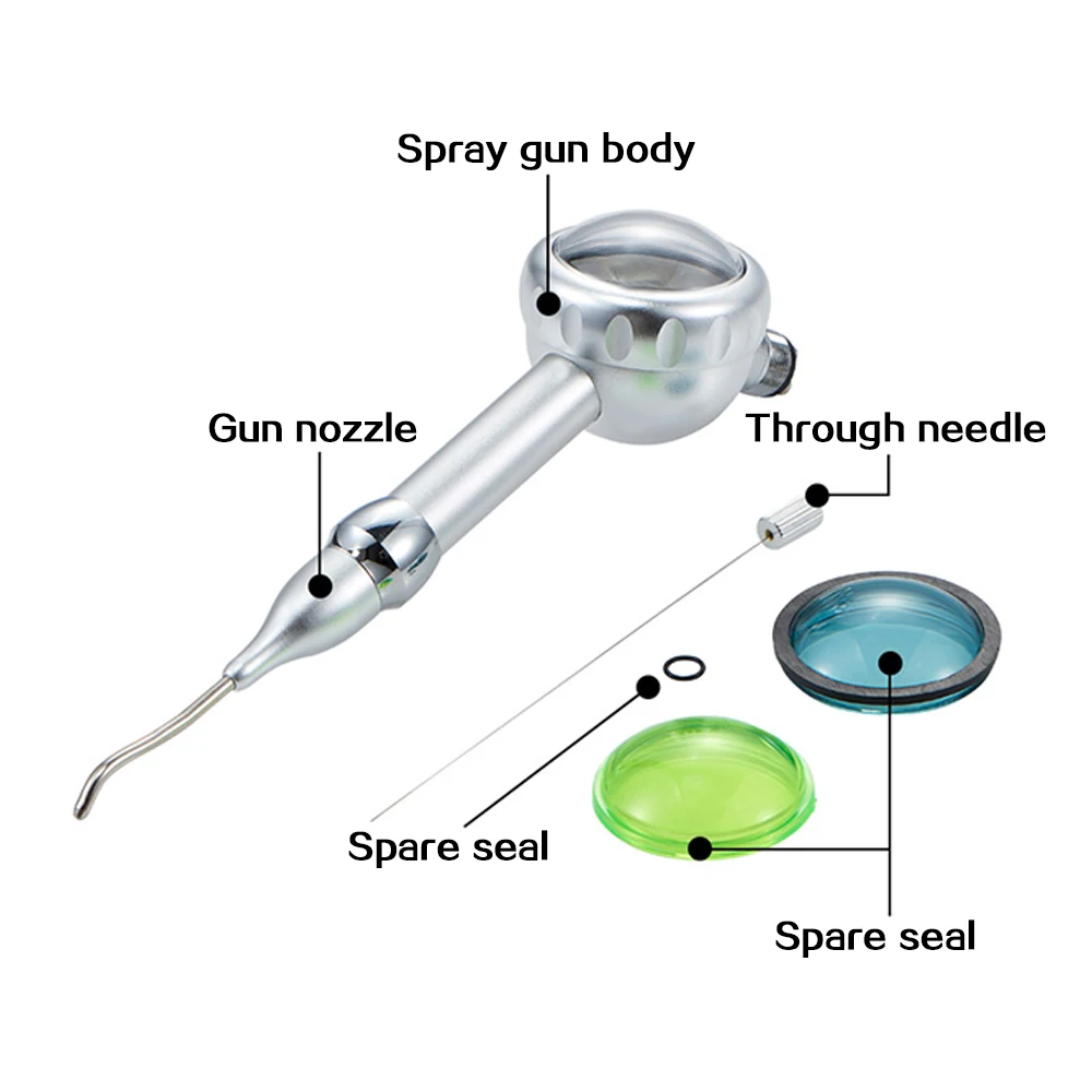 Dental Equipment Air Whitening Spray water Polisher Jet Oral Air Prophy Unit Teeth Whitening 2/4 Hole Handlepiece Polishing Tool