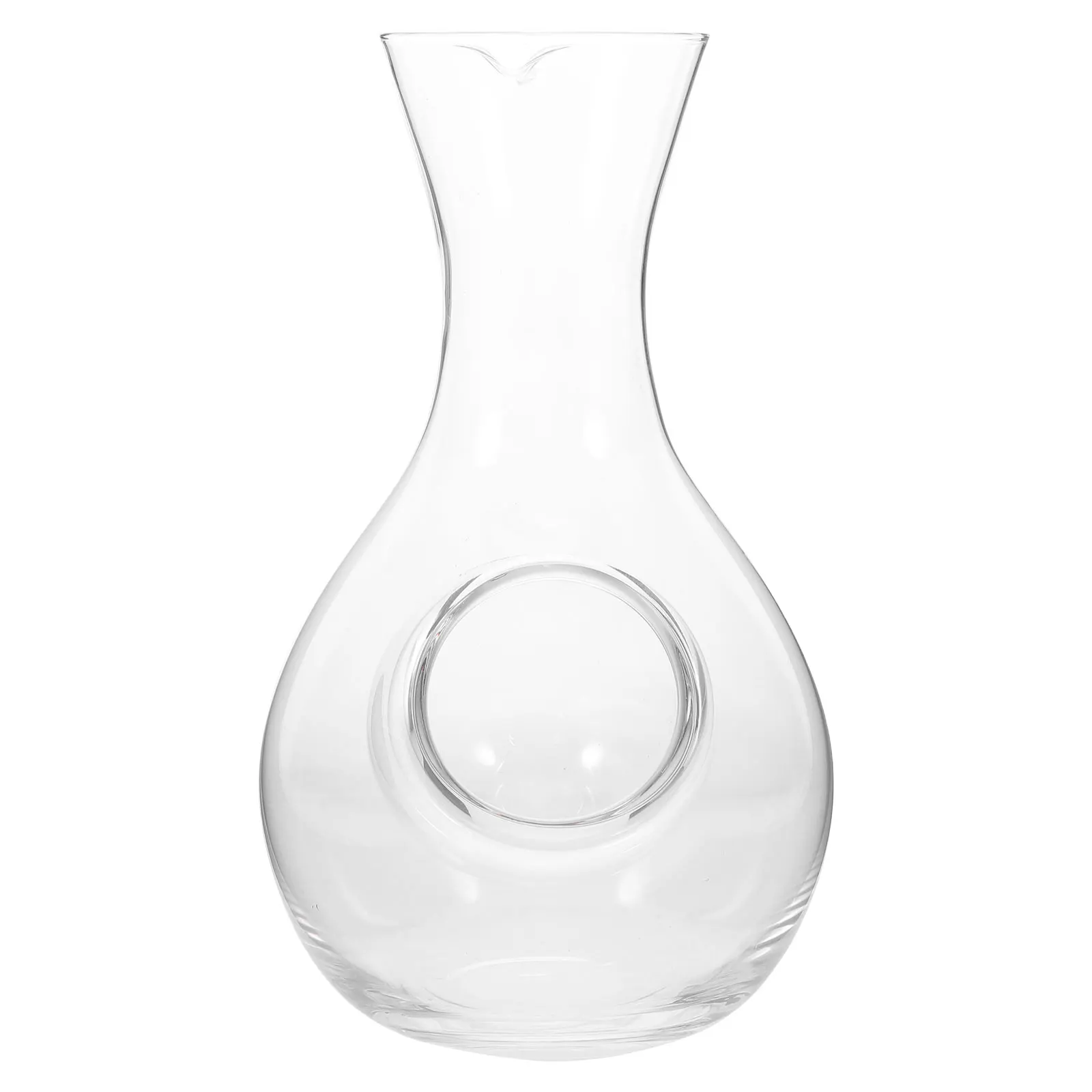

Ice Cooler Glass Drinks Jug Pourer Single Decanter Serve Small Serving Carafe Mini