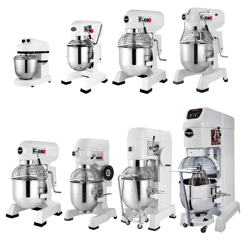 الكهربائية 8L سطح الطاولة الفولاذ المقاوم للصدأ كعكة كريم العجين خلط خلاطات الطعام لمعدات المخابز التجارية