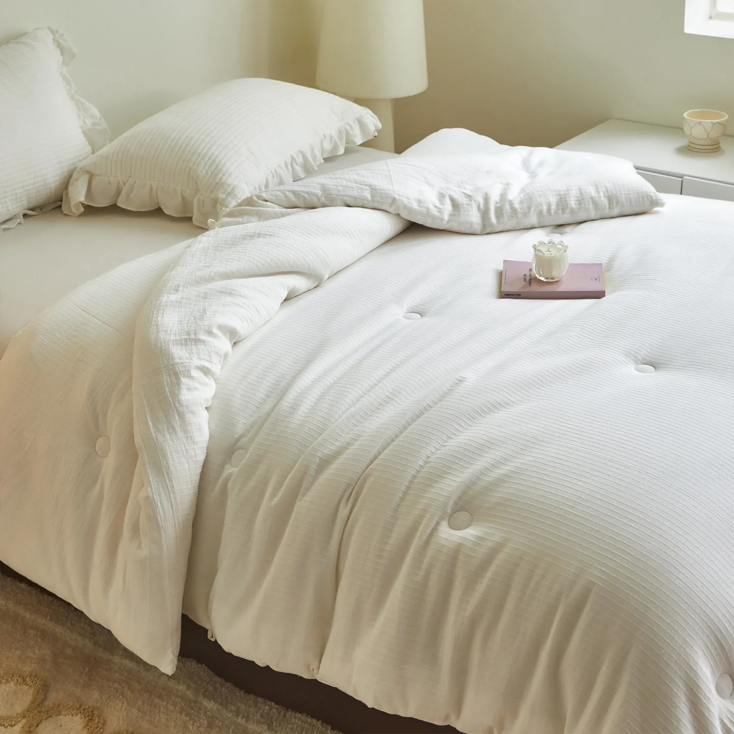 All Season Xinjiang Cotton Comforter Single Air Conditioning Quilt Spring Autumn Winter Cotton Filling Duvet  Dorm Bedding