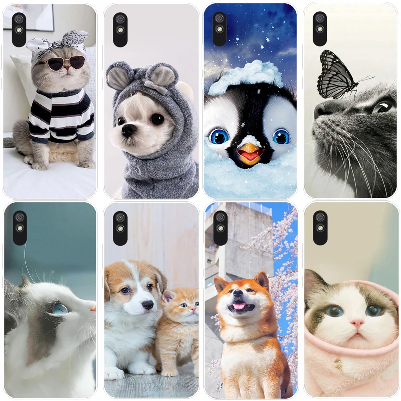 for Xiaomi Redmi 9A Case Cover Soft Silicone Cartoon TPU Back Cover for Xiaomi Redmi 9A Redmi9A 9 A Protective Phone Case Bags