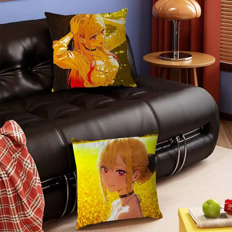 

My D-Dress-Up DarlingS Pillow Case Removable Washable Cushion Cover – All-Season Soft Linen