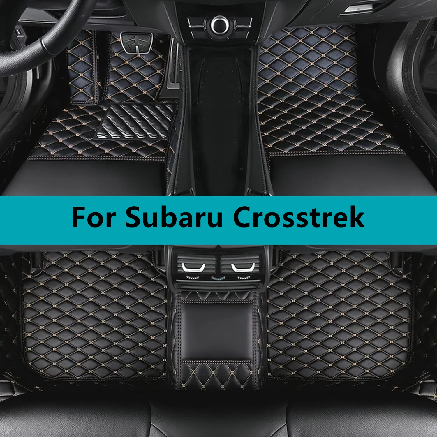 

Car Floor Mats For Subaru Crosstrek 2018 2019 2020 2021 2022 Leather Floor Mats For Cars Mats Carpets Interior Accessories
