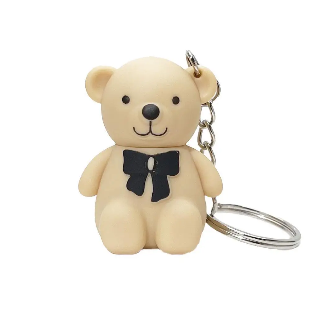 Cute Bear Concealer Keychain Cover Spot Pimples Print Dark Eye Circles Tear Line Brightening Eye Modify Face Contour Makeup