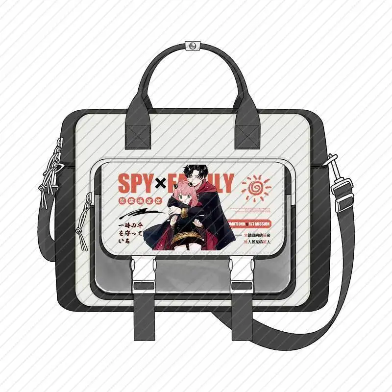 Spy X Family Anime Large Capacity Laptop Backpack For Middle School Students, Dual-Use Shoulder And Crossbody Bag Anime