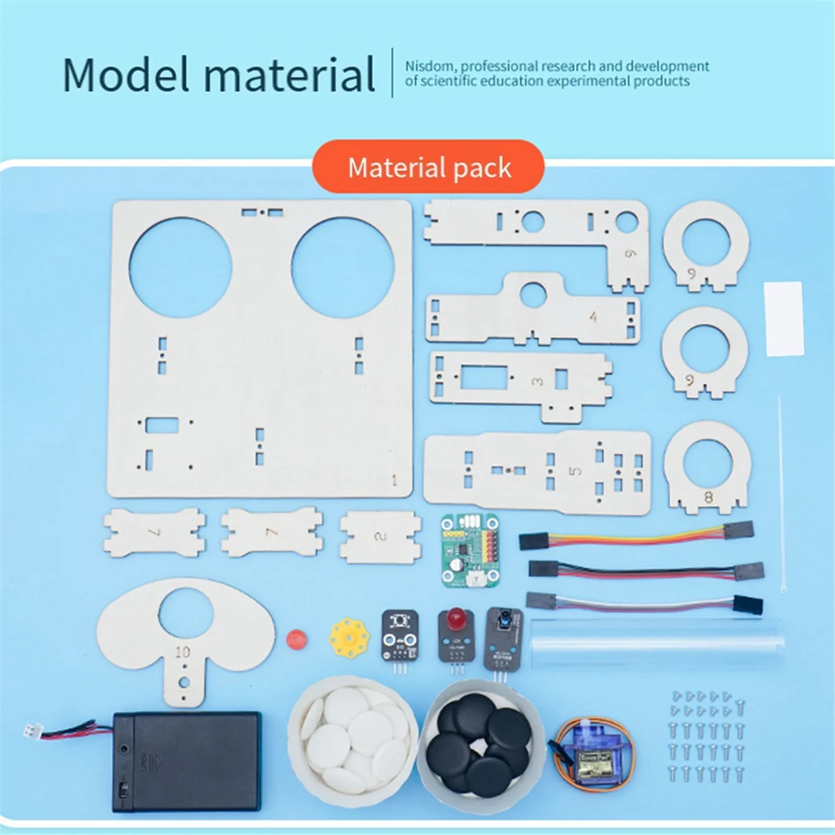 Intelligent Go Sorter DIY Science Experimental Kit Youth STEAM Education Handicraft Model